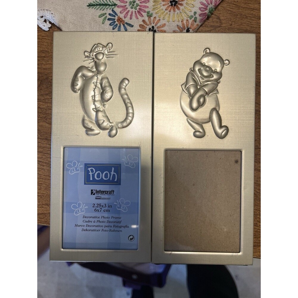 Disney Winnie the Pooh Tigger Silver Metal 3D Decorative Picture Photo Frame